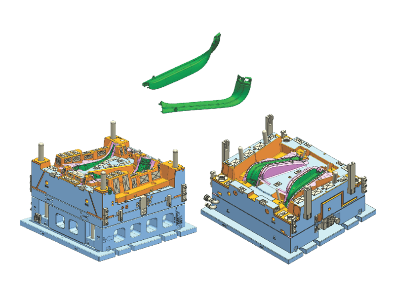 奥迪尾门上饰板（气辅）