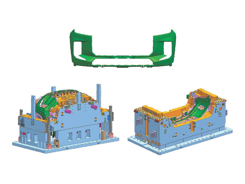 奇瑞前保险杠本体