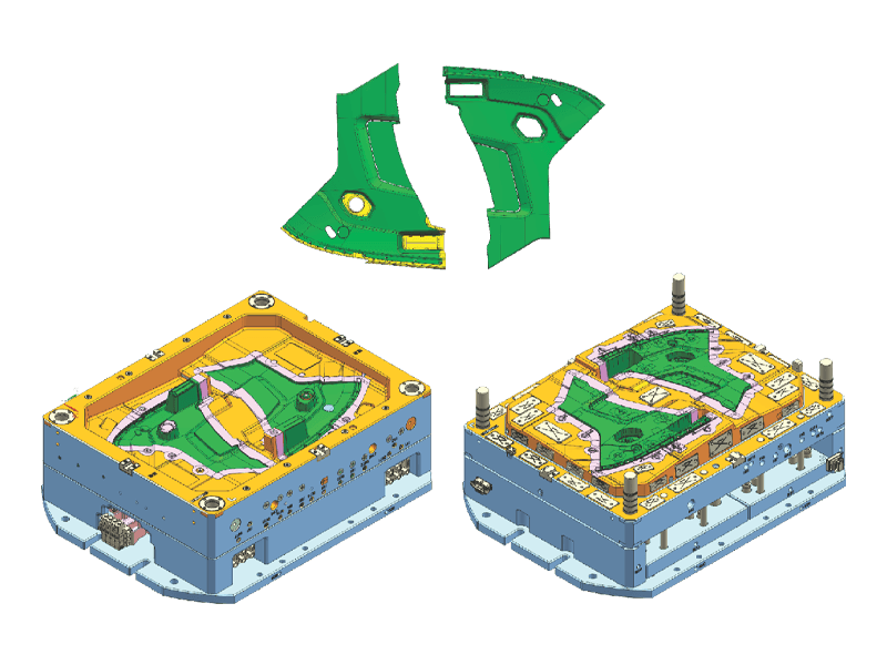 吉利发动机仓装饰板（双色）