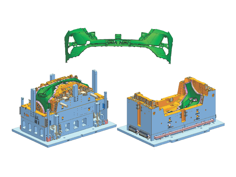 吉利前保险杠本体