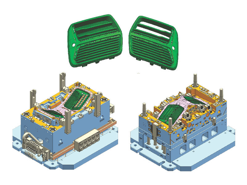 吉利前雾灯盖板