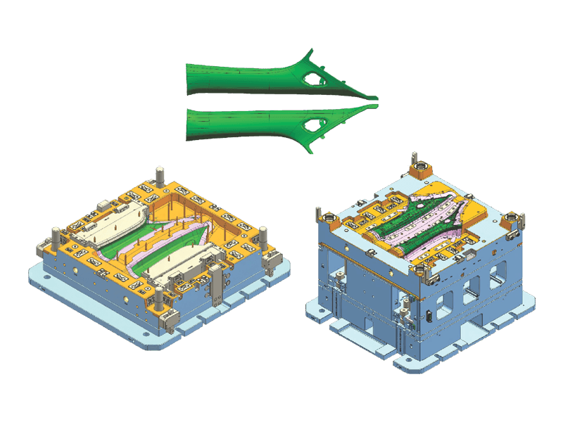 上汽A柱上护板（低压注塑）