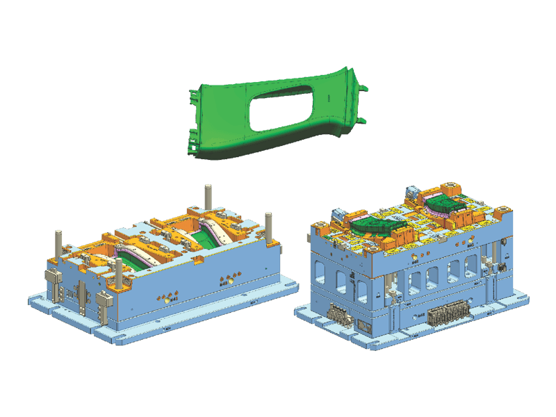 上汽B柱上护板（低压注塑）