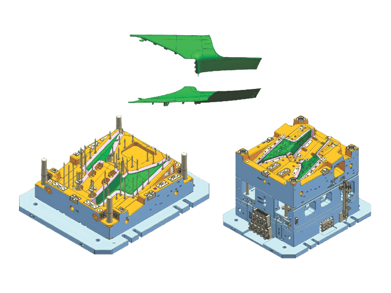 上汽C柱上护板（低压注塑）